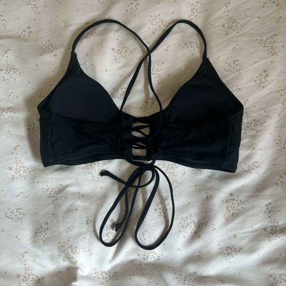 Relleciga Womens Black Bikini Top Size XL - Picture 2 of 6